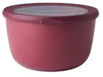 Mepal Frischhaltedose cirqula rund, 2000 ml 106214073700 , Farbe: bordeaux, Nordic