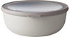Mepal Frischhaltedose cirqula rund, 2250 ml 106216032500 , Farbe: weiß, Nordic white