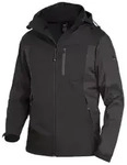 FHB&reg; Softshelljacke JANNIK, anthrazit/schwarz 79105 , 1 St&uuml;ck, Gr&ouml;&szlig;e: M