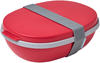 Mepal Lunchbox Ellipse duo, 1425 ml 107640074500 , Farbe: rot, Nordic red