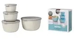 Mepal Frischhaltedose Set cirqula rund, 4-teilig, hoch 106233032500 , Farbe:...