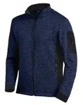 FHB&reg; Strickfleece-Jacke CHRISTOPH, marine/schwarz 79595 , 1 St&uuml;ck, Gr&ouml;&szlig;e:...