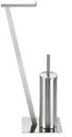 WENKO Stand WC-Garnitur Lirio Edelstahl matt, rostfrei 24398100 , 1 St&uuml;ck