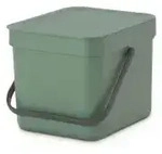 Brabantia Abfalleimer "Sort and Go", 6 Liter 129841 , Farbe: Fir Green