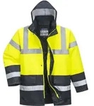 PORTWEST&reg; Warnschutz Winterjacke S466, Kontrast Traffic, gelb S466 , 1 St&uuml;ck,