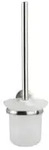 WENKO Cuba WC-Garnitur 24298100 , Farbe: silber / mattiert
