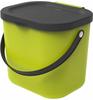 Rotho ALBULA Recycling Müllsystem, 6 Liter 1030305070 , Farbe: lime grün