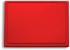 Dick Schneidbrett mit Saftrille, 26,5 x 32,5 cm 91265000-03 , Farbe: rot