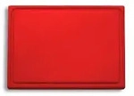 Dick Schneidbrett mit Saftrille, 26,5 x 32,5 cm 91265000-03 , Farbe: rot