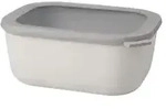 Mepal Frischhaltedose cirqula rechteckig, 3000 ml 106261032500 , Farbe: wei&szlig;, Nordic