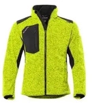 Qualitex&reg; Strickfleece-Jacke PROTECTANO, kiwi/meliert 1 St&uuml;ck, Gr&ouml;&szlig;e: XL