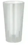 Papstar Mehrweg Trinkbecher, Kunststoff, transluzent 85195 , 1 Packung = 10 St&uuml;ck,