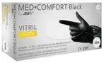 MED-COMFORT Black Vitrilhandschuhe, puderfrei, schwarz 01252-XL , 1 Packung = 100
