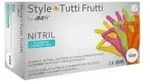 Style Tutti Frutti Nitrilhandschuhe, puderfrei, farbenmix 01175-XS , 1 Packung = 96