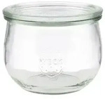 APS Einmachgl&auml;ser mit Deckel, Tulpenform 580 ml 82354 , Ma&szlig;e (&Oslash; x H): 11 x 9...