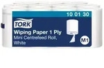 Tork Papierwischt&uuml;cher, 1-lagig, wei&szlig;, M1 100130 , 1 Carry Box = 11 Rollen &agrave;...