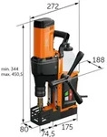 Fein Magnetkernbohrmaschine KBE 36 MAGSPEED - 72732461000