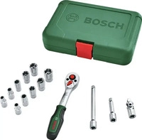 Bosch 1600A02BY0, Bosch Handwerkzeuge 1/4""-Ratschen-Set 14-tlg. - 1600A02BY0