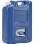 AdBlue-Kanister 20L, unbef&uuml;llt, dunkelblau, HDPE, L350xB165xH495mm -...