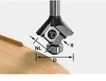 Festool Wendeplatten-Abrundfr&auml;ser HW S8 HW R1 D28 KL12,7OFK - 499811