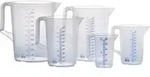 h&uuml;nersdorff Messkanne 1000 ml Polypropylen transparent - 936000