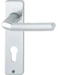 HOPPE Kurzschildgarnitur Birm.1117/202KP Alu.F1 PZ eck.Dr&uuml;ckergrt - 2566340