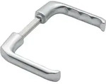 HOPPE T&uuml;rdr&uuml;ckerpaar London 113 H Alu.F1 o.Rosetten VK 10mm - 6168371