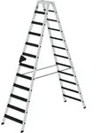G&uuml;nzburger Steigtechnik Stufen-Stehleiter beidseitig begehbar mit clip-step relax 2