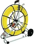 RUNPOTEC Glasfaserstab Band-L.120m Biege-R.500mm Kabel-D.7,5mm - 10091