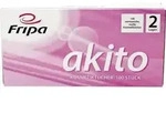 Fripa Kosmetiktuch akito 6011107 21x20cm 2-lagig wei&szlig; 100 St./Pack.