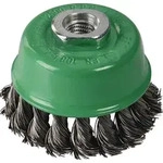 Topfb&uuml;rste D.100mm Drahtst&auml;rke 0,5mm VA 8500min-1 TECWERK