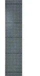 RasterPlan Lochplatte B450xL2000mm grau - 4001.00.2008