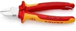 Knipex Seitenschneider mit Befestigungs&ouml;se verchromt, isoliert mit