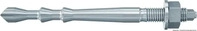 Fischer 088579001041210010, Highbond-Anker R 88579 M12x 100/10 Stahl galv.verz. 10