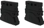 G&uuml;nzburger Steigtechnik 2x nivello-Innenschuh elektrisch ableitf&auml;hig 85 x 25 mm -