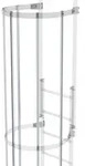 G&uuml;nzburger Steigtechnik R&uuml;ckenschutzstrebe 3 m lang Aluminium blank - 062235