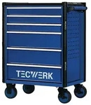 Werkzeugwagen TREND 2.0 B745xT475xH950mm 300kg 6Schubl.unbest.Stahlbl.TECWERK