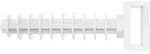 Fischer 100x Kabelbinderd&uuml;bel FTCP weiss - 545786