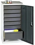 Stumpf Werkzeug- und Materialschrank Serie 3000 lichtgrau / anthrazitgrau + 6