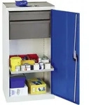 Stumpf Werkzeug- und Materialschrank Serie 3000 lichtgrau / enzianblau + 1...