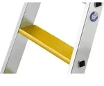 G&uuml;nzburger Steigtechnik Trittauflage clip-step R13 gelb L&auml;nge 667 mm - 019865