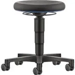Drehhocker Rl.Kunstleder schwarz Sitz-H.450-650mm BIMOS