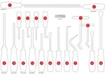 KS TOOLS leere Schaumstoffeinlage zu 811.1019 - 811.1019-97