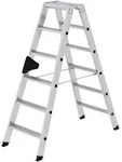 G&uuml;nzburger Steigtechnik Stufen-Stehleiter beidseitig begehbar 2 x 6 Stufen - 040212
