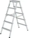 G&uuml;nzburger Steigtechnik ML Stufen-Stehleiter beidseitig begehbar 2x5 Stufen - 011235