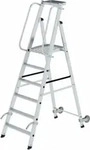 G&uuml;nzburger Steigtechnik 051086, G&uuml;nzburger Steigtechnik Plattformleiter mit Rollen