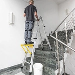 G&uuml;nzburger Steigtechnik Teleskopleiter 4tlg. ohne Traverse 4 x 5 Sprossen - 032017