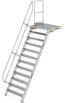 G&uuml;nzburger Steigtechnik Treppe mit Plattform 60&deg; Stufenbreite 1.000 mm 12...