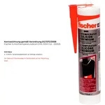 Fischer 1x Hochtemperatursilicon DHS 310ml rot - 053125