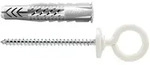 Fischer 25x Universald&uuml;bel UX 8X50 OH N mit Rand und &Ouml;senschraube nylonbeschichtet